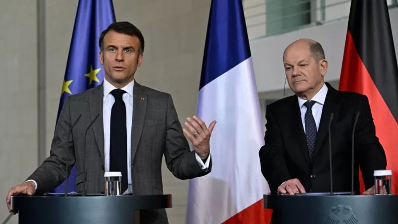 Fikir ayrılığı yaşayan Scholz ve Macron’dan gerilimi yumuşatıcı mesajlar