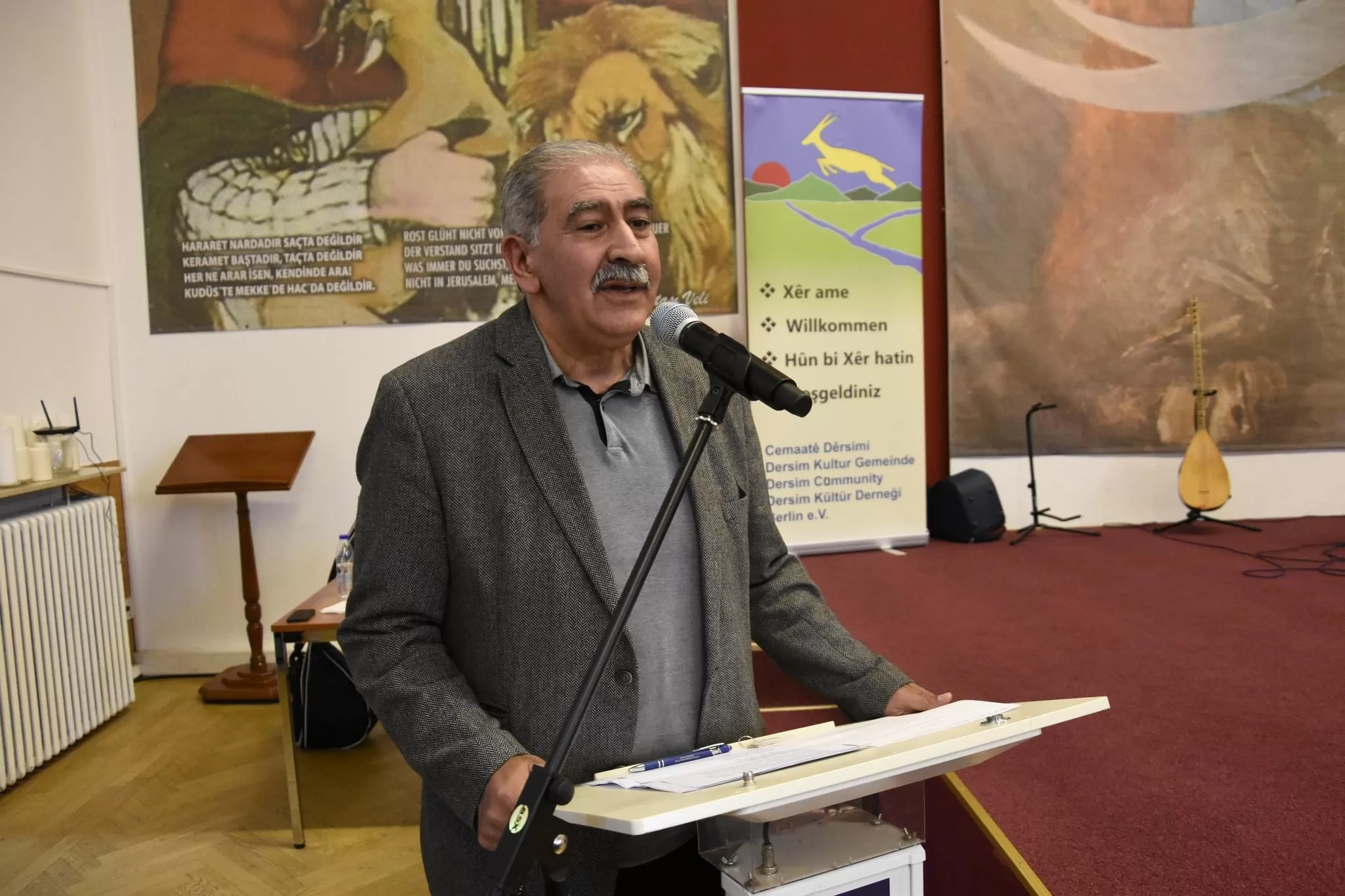 Berlin Cemevi ve Dersim Cemaatinden dayanışma konseri