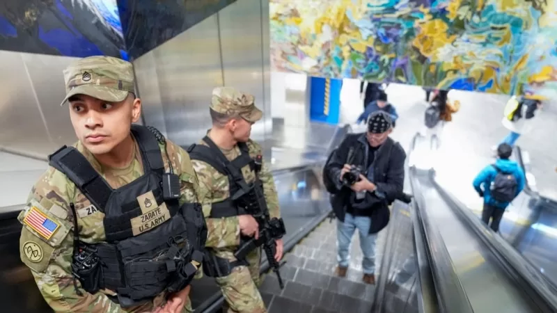 New York metrosunda güvenlik için askerler devrede
