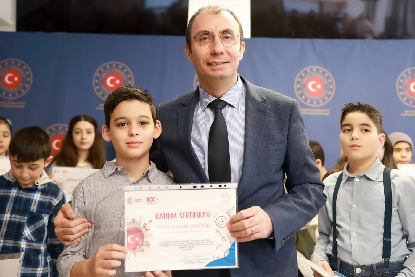 Berlin`de Cumhuriyet`in 100. Yılı Bilgi ve Kültür Yarışması düzenledi