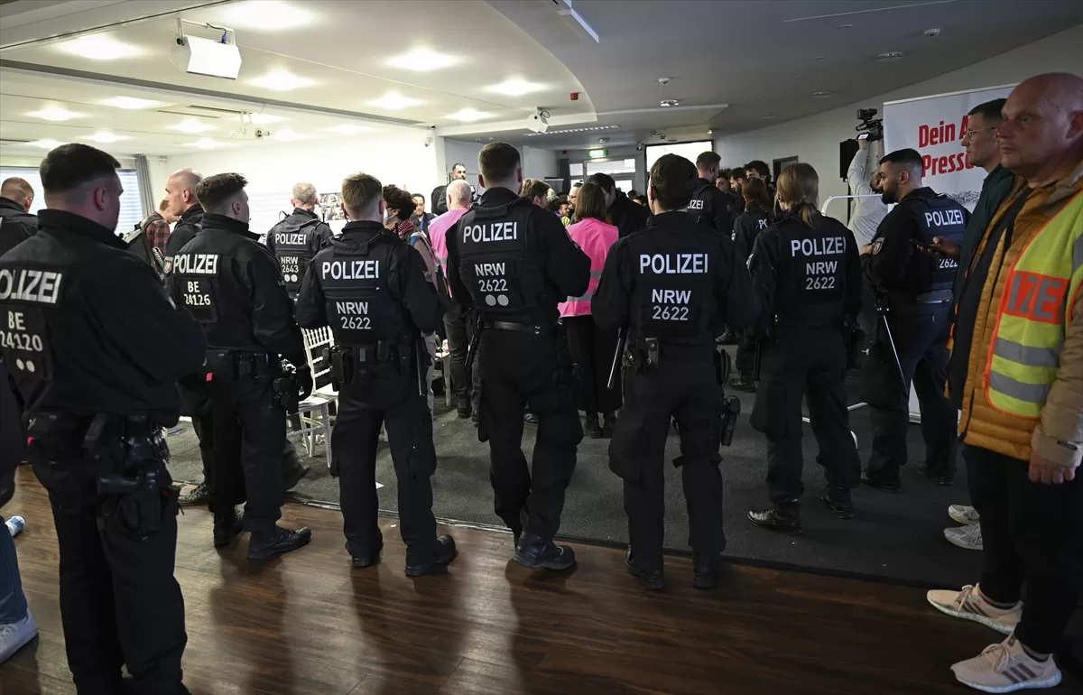 Berlin'de düzenlenen Filistin Kongresi polis tarafından sonlandırıldı
