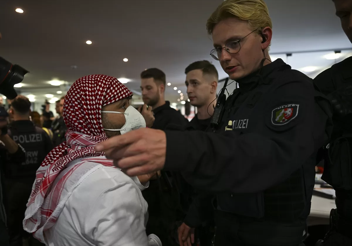 Berlin'de düzenlenen Filistin Kongresi polis tarafından sonlandırıldı