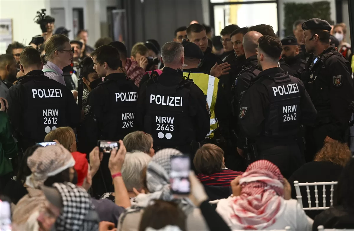 Berlin'de düzenlenen Filistin Kongresi polis tarafından sonlandırıldı