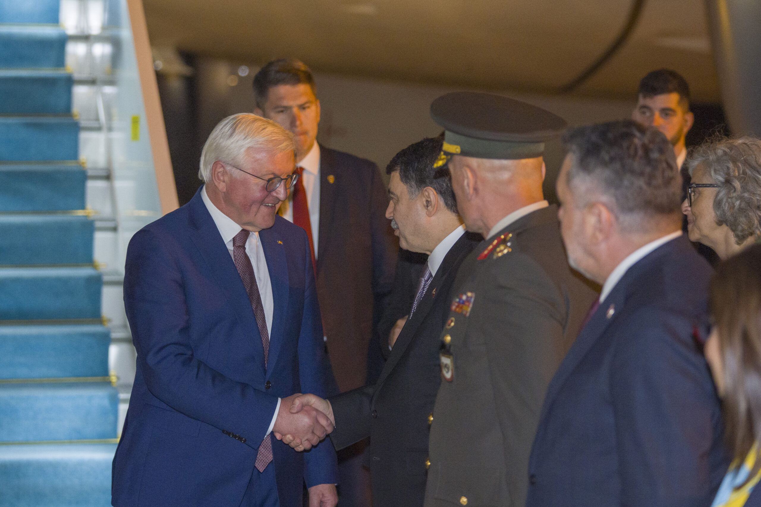 Steinmeier, Erdoğan ile görüşmek üzere Ankara'ya geldi