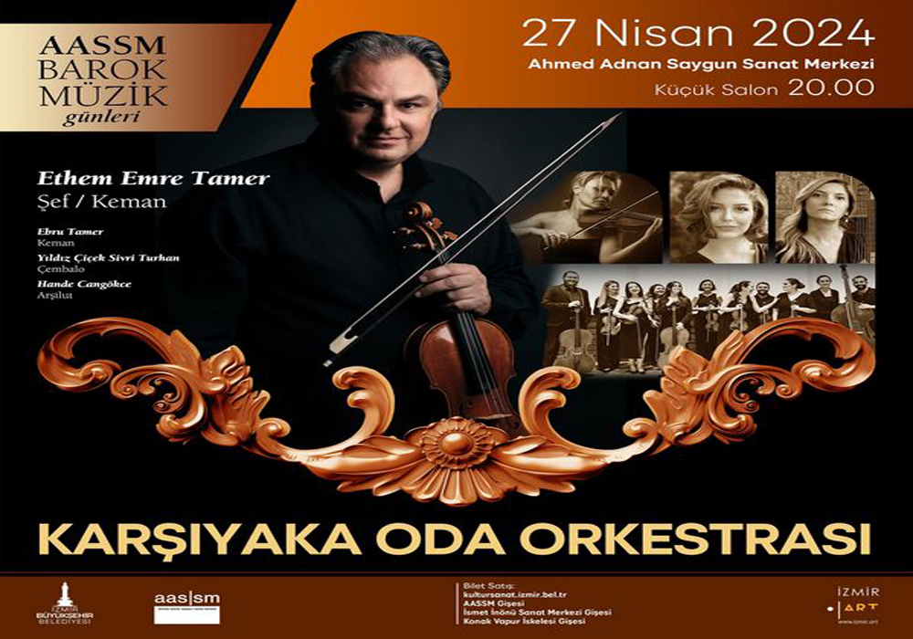 İzmir’deki barok müzik konserine Almanya’dan şef