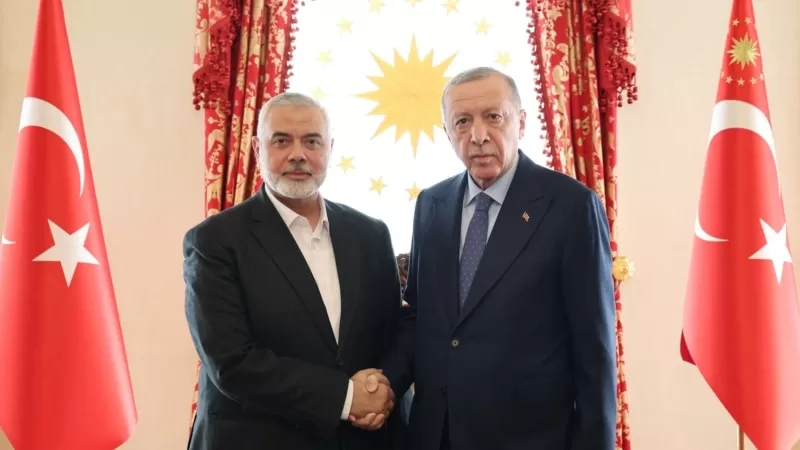 Erdoğan Hamas liderleri Haniye ve Meşal’le yaptığı görüşmede İran’ı eleştirdi