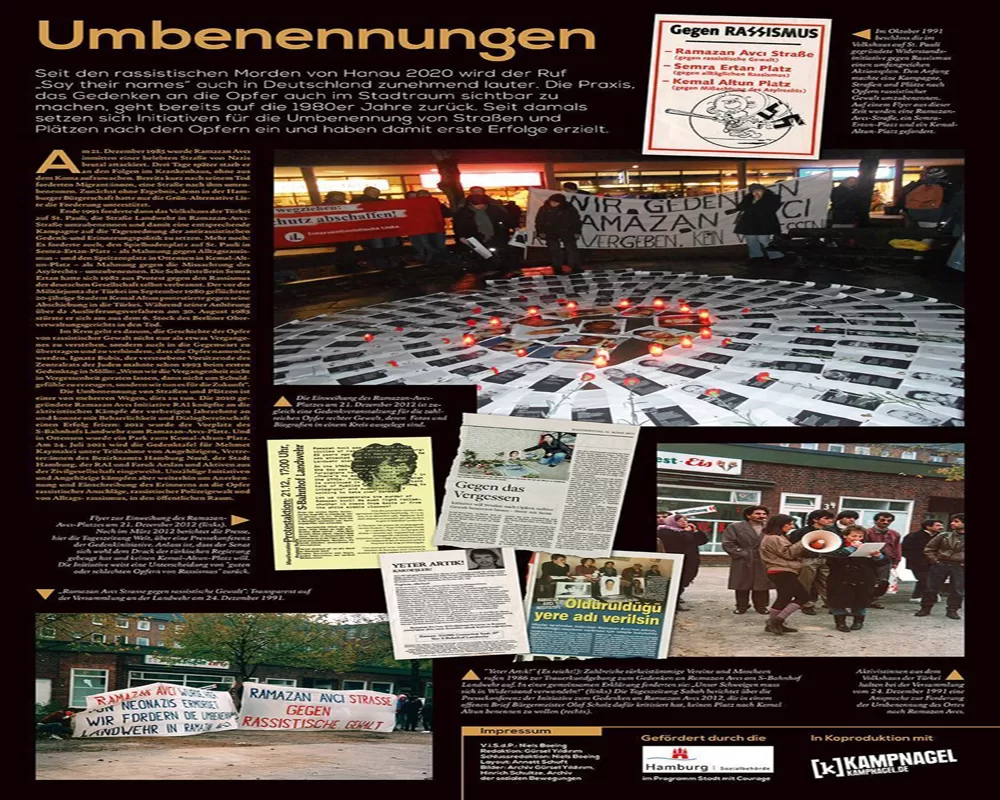 "Hamburg'da 1990'lı Yıllarda Göçmenlerin Direnişi" sergisi