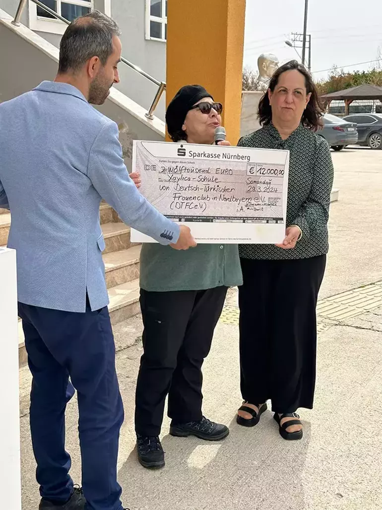 Kuzey Bavyera Kadınlar Kulübü’nün yardım eli Hatay’a uzandı