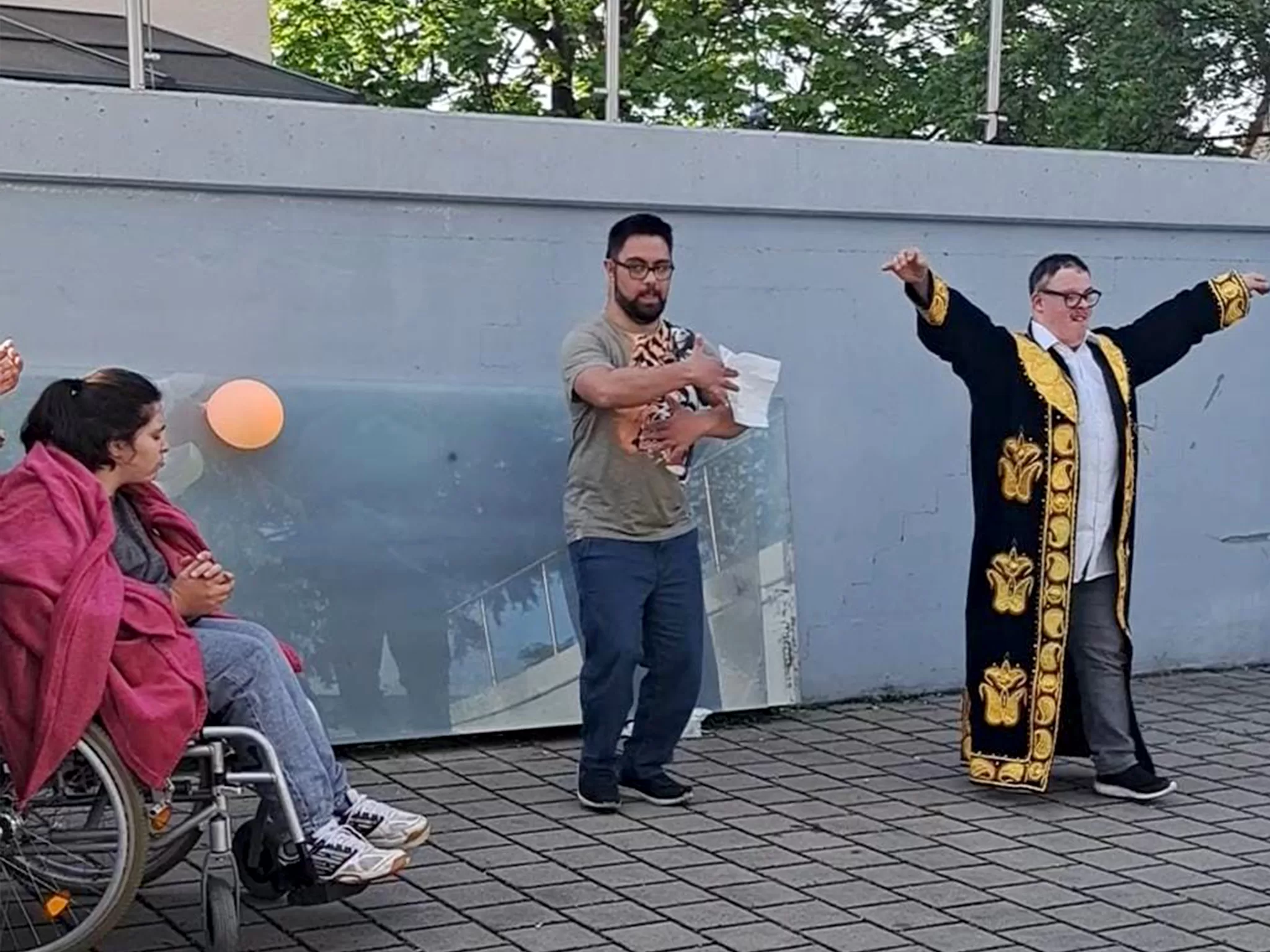 Rheinland-Pfalz'da özel çocukların bayram sevinci