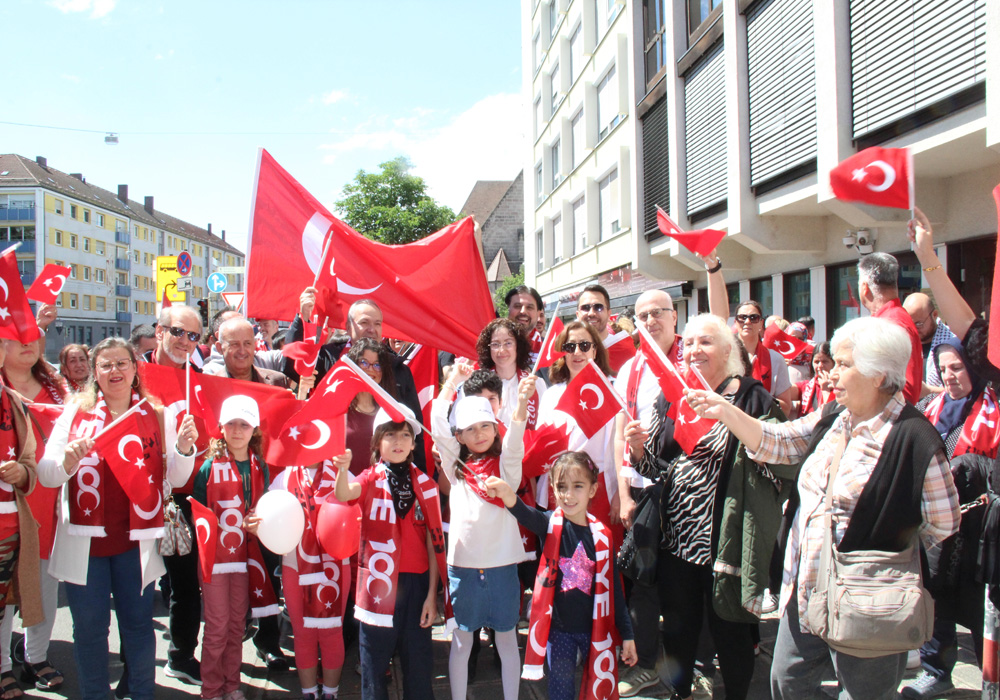 Nürnberg`de coşkulu 19 Mayıs kutlaması yapıldı