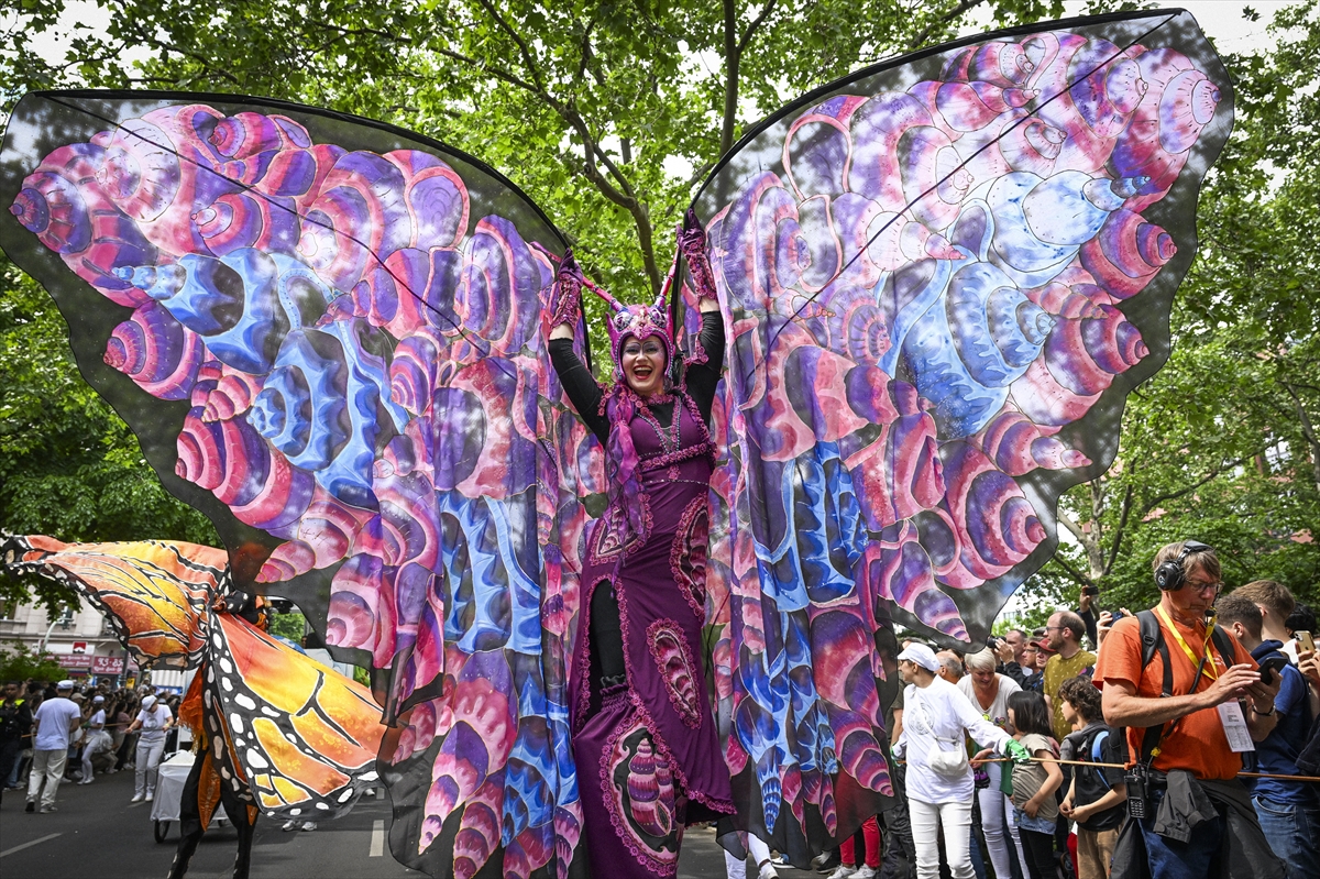 26. Berlin Kültürler Karnavalı Renkli Görüntülere Sahne Oldu
