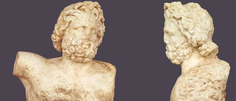 Aspendos Antik Kenti'nde Roma İmparatorluk dönemine ait iki heykel bulundu