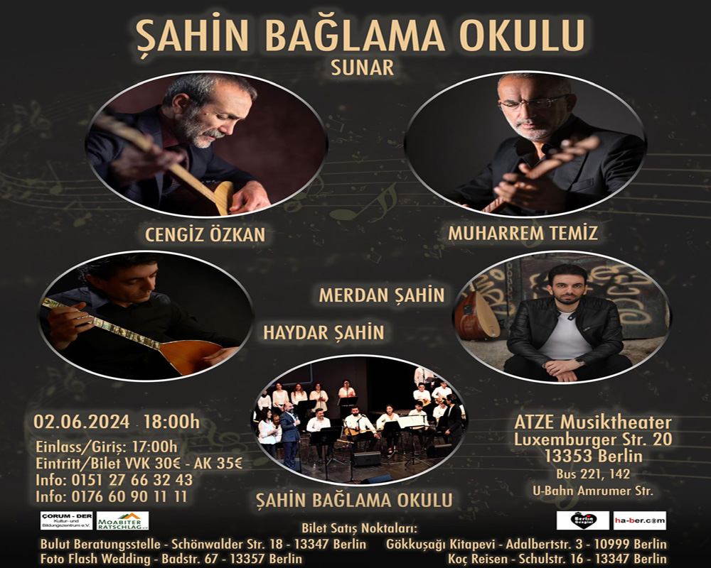 Şahin Bağlama Okulu 24. Yılını Kutluyor