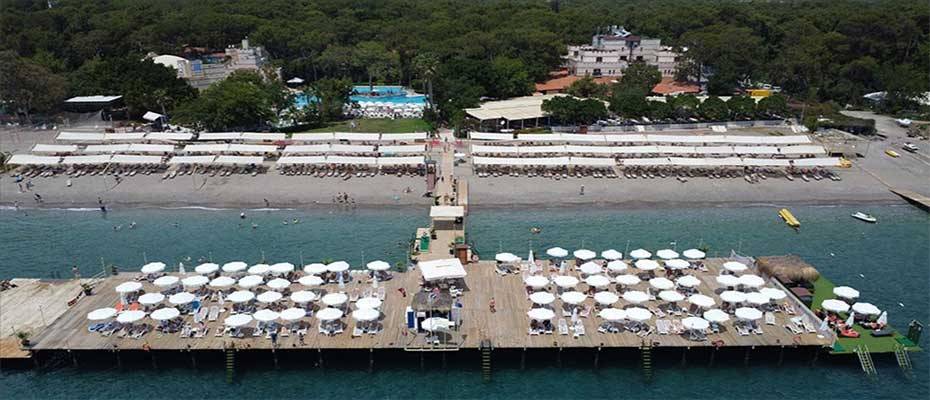 Göynük Plajı mavi bayrağı 30 yıldır bırakmıyor