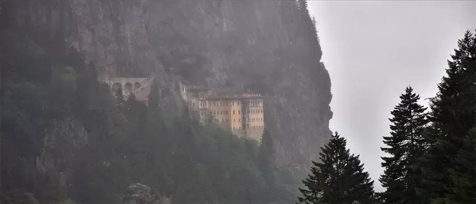 Sümela Manastırı'nı bayramda 14 bin 627 kişi ziyaret etti