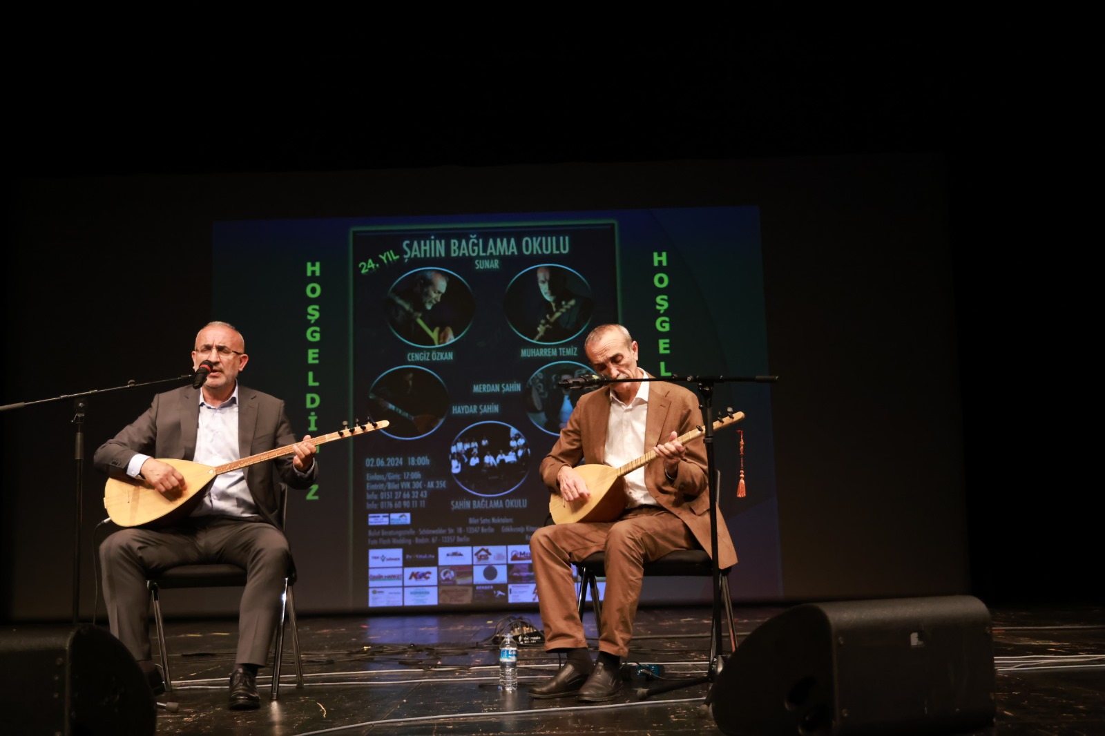 Şahin Bağlama Okulu, kuruluşunun 24. Yılını güzel bir konserle kutladı