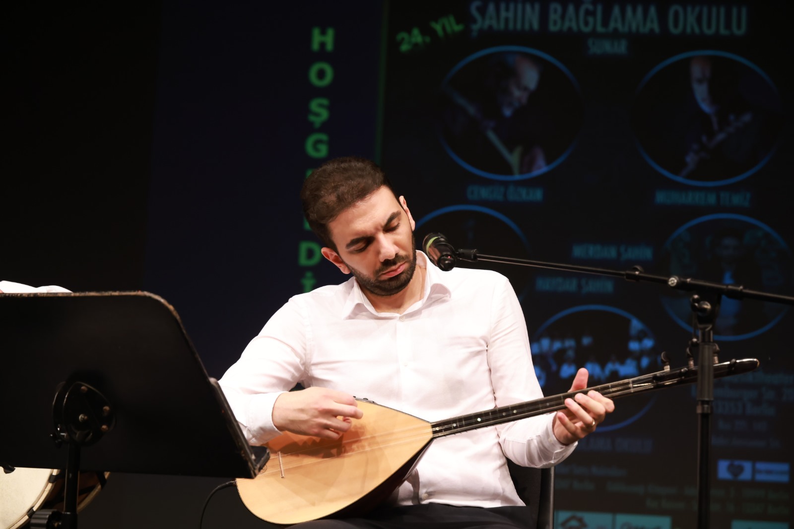 Şahin Bağlama Okulu, kuruluşunun 24. Yılını güzel bir konserle kutladı