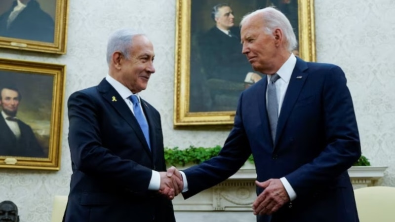 Biden ve Netanyahu Gazze’de ateşkesi ele almak üzere birarada