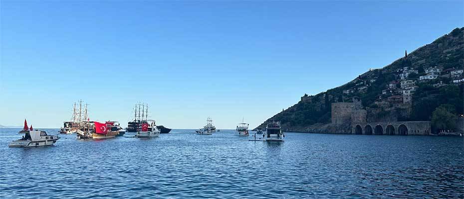 Alanya´da Kabotaj Bayramı Coşkuyla Kutlandı