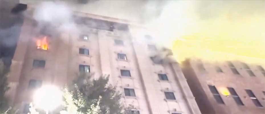 Otel yangınında ölü sayısı 7'ye yükseldi