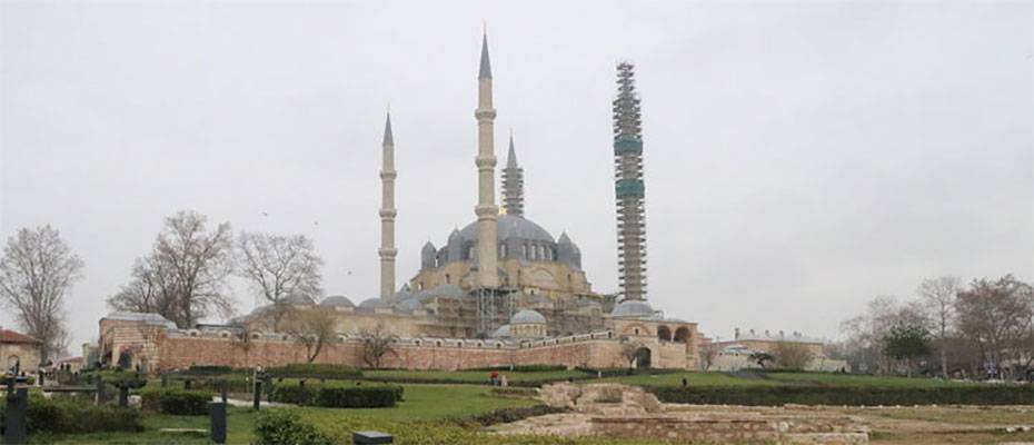 Selimiye Camisi restorasyonun büyük bölümü tamamlandı