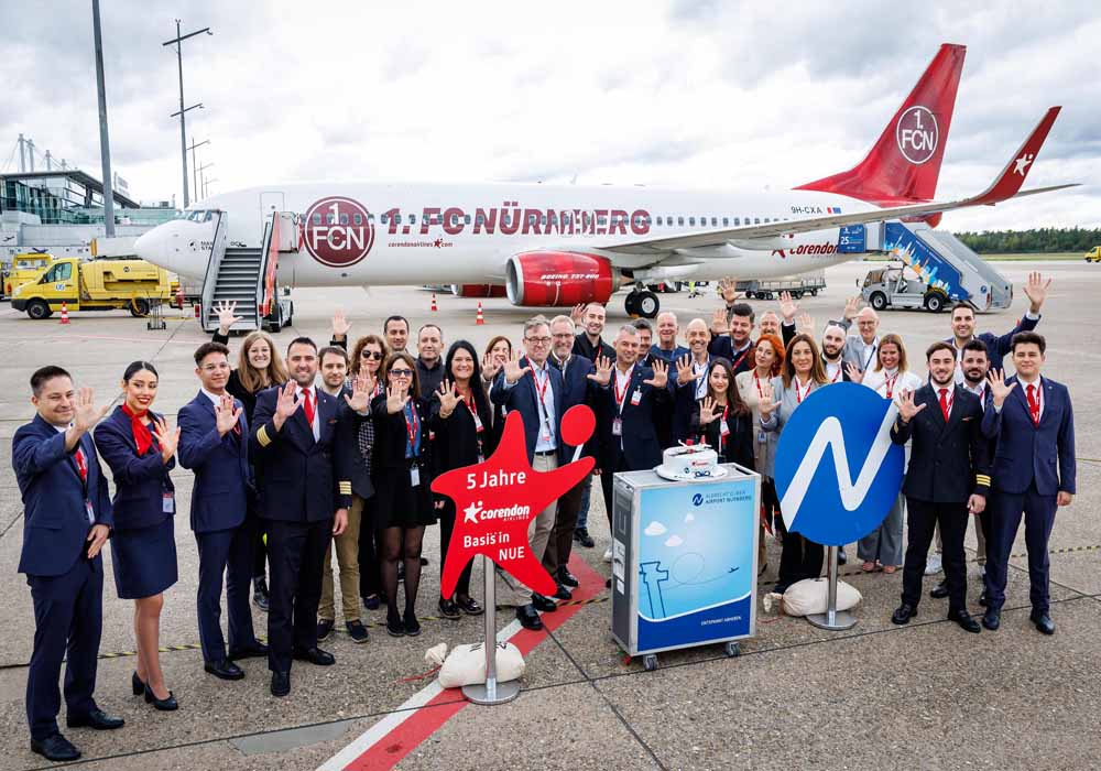Corendon Airlines 2010 Yılından Bu Yana Nürnberg’den 1 Milyon 600 Bin Yolcu Taşıdı