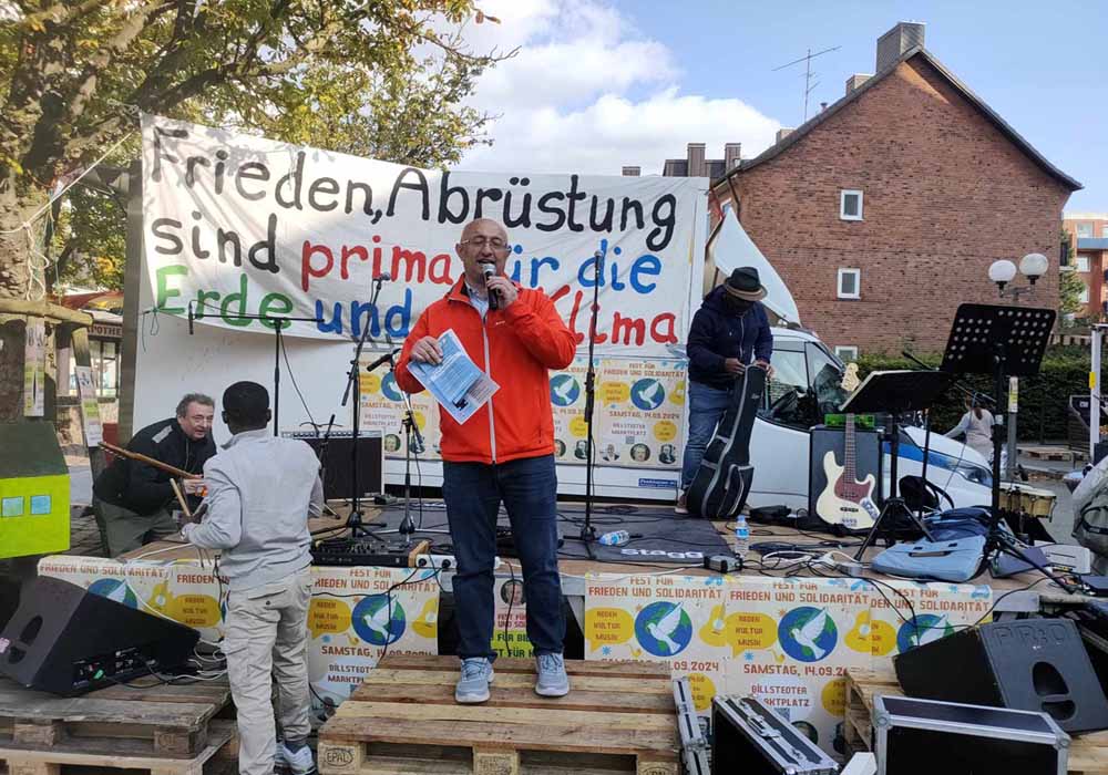 Savaşlara ve Göçmen Krizine Karşı Hamburg’da Birlik Mesajı Verildi