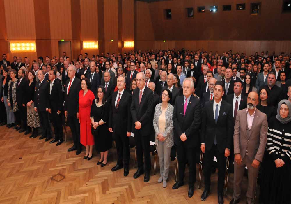 Cumhuriyet Bayramı kutlamasında, dostluk ve iş birliği mesajları verildi