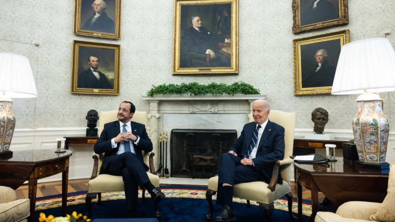 Biden Güney Kıbrıs Lideri Nikos Hristodulidis’i Beyaz Saray'da ağırladı