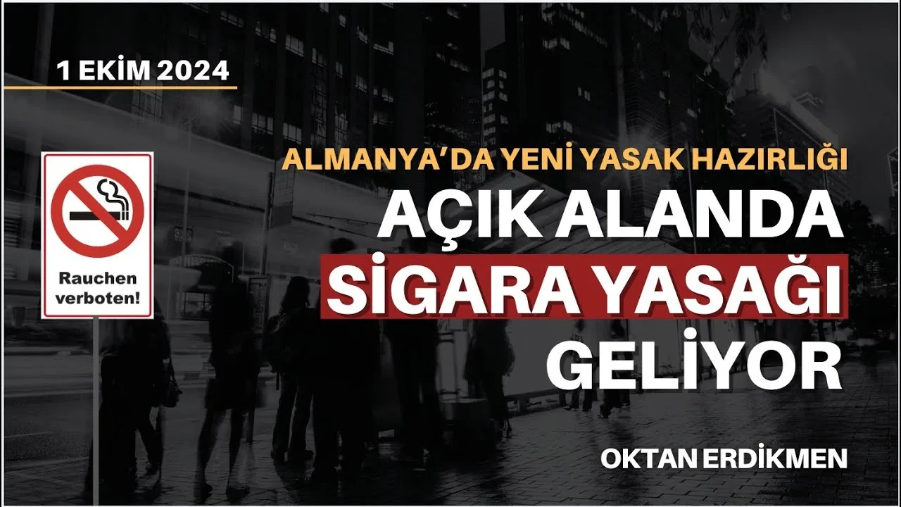 Almanya’da açık havada sigara yasağı geliyor
