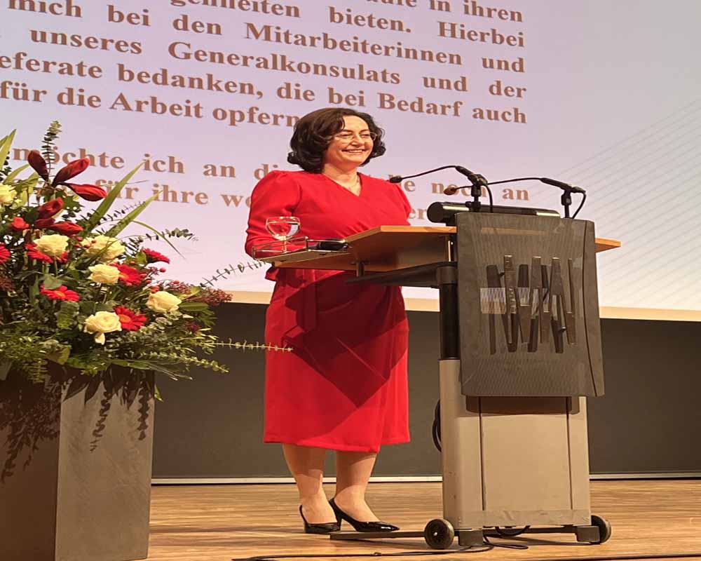 Cumhuriyet Bayramı kutlamasında, dostluk ve iş birliği mesajları verildi
