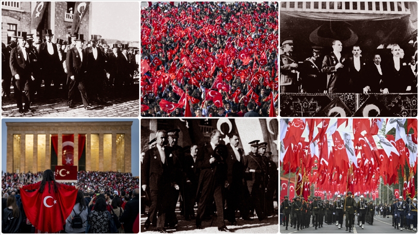Atatürk'ün "En büyük eserim" dediği Türkiye Cumhuriyeti 101. yılını kutluyor