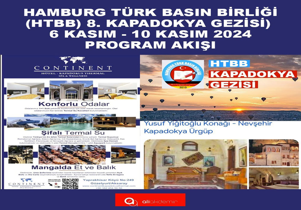 Hamburg Türk Basın Birliği (HTBB) Kapadokya Yolcusu