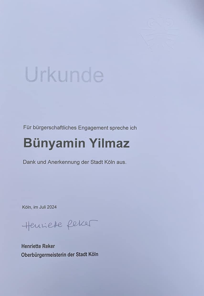 Almanya'nın En Genç Belediye Başkan Adayı: Bünyamin Yılmaz