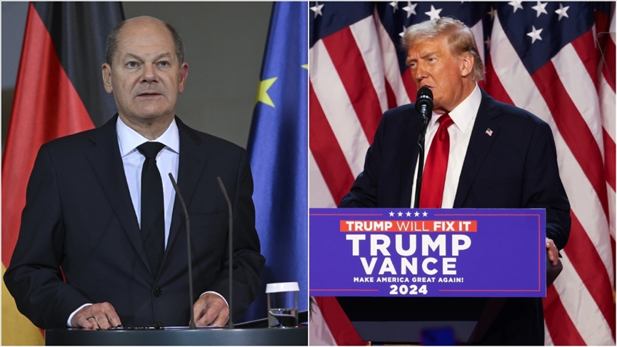 Scholz, Trump ile telefonda görüştü