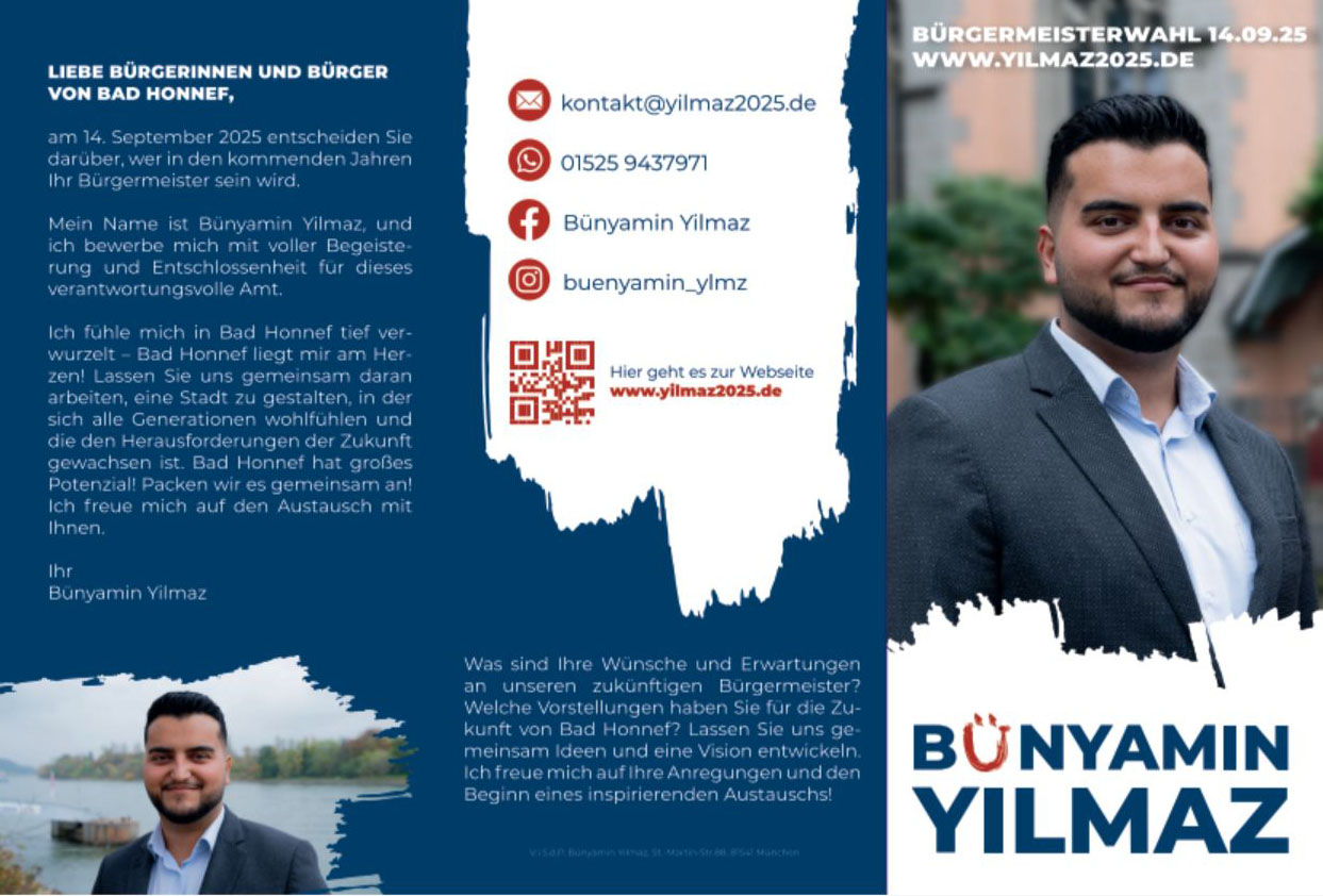 Almanya'nın En Genç Belediye Başkan Adayı: Bünyamin Yılmaz