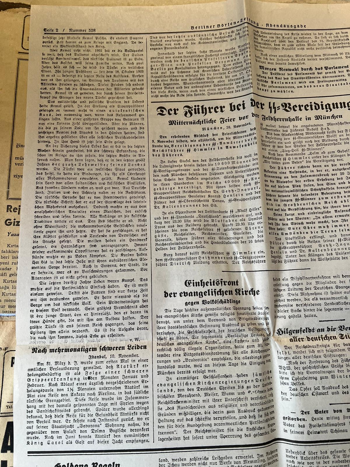 BETAK, Atatürk’ü Vefatının 86. Yıldönümünde Berlin’de Andı