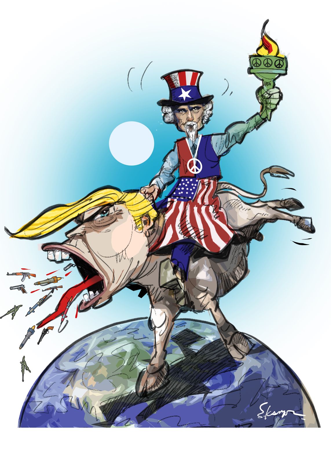 Trump basın özgürlüğünü tehlikeye atıyor