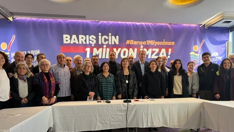 “Barış İçin 1 Milyon İmza” kampanyası başlatıldı