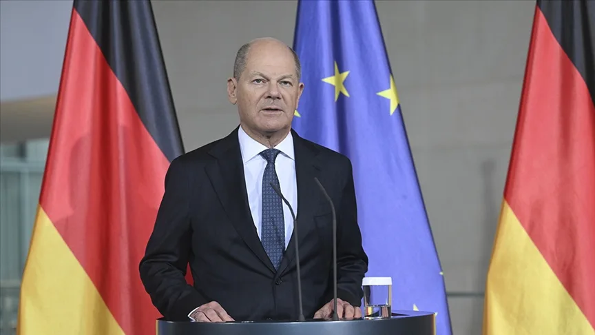 Scholz, Trump'ın enerji politikasını memnuniyetle karşıladı