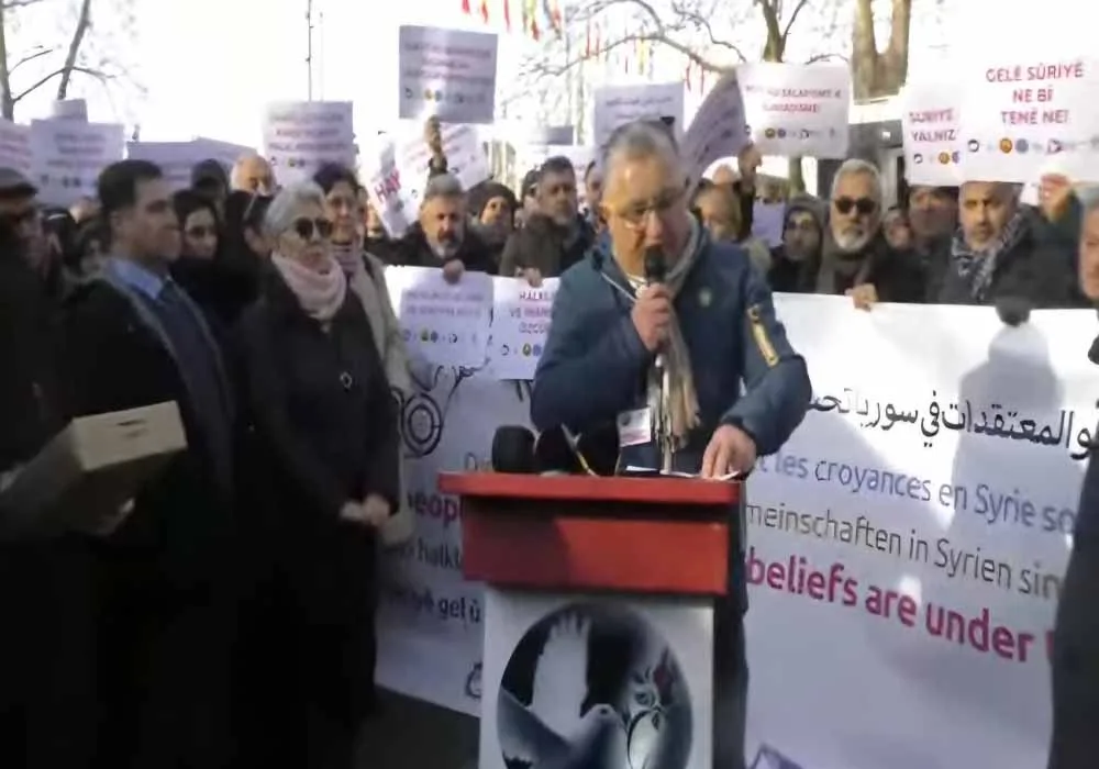 Strazburg'da Cihatçı Çetelere Karşı Yoğun Katılımlı Protesto