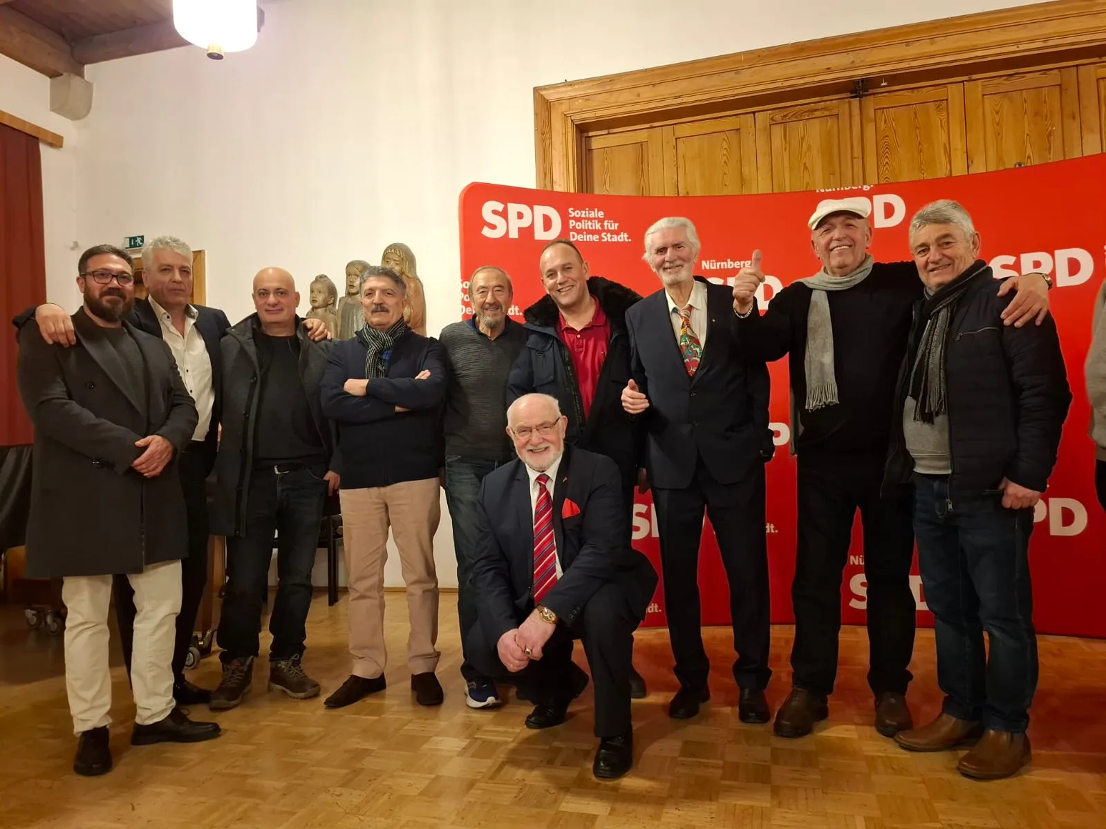 Nürnberg SPD'nin Üç Bölge Teşkilatından Görkemli Yeni Yıl Resepsiyonu