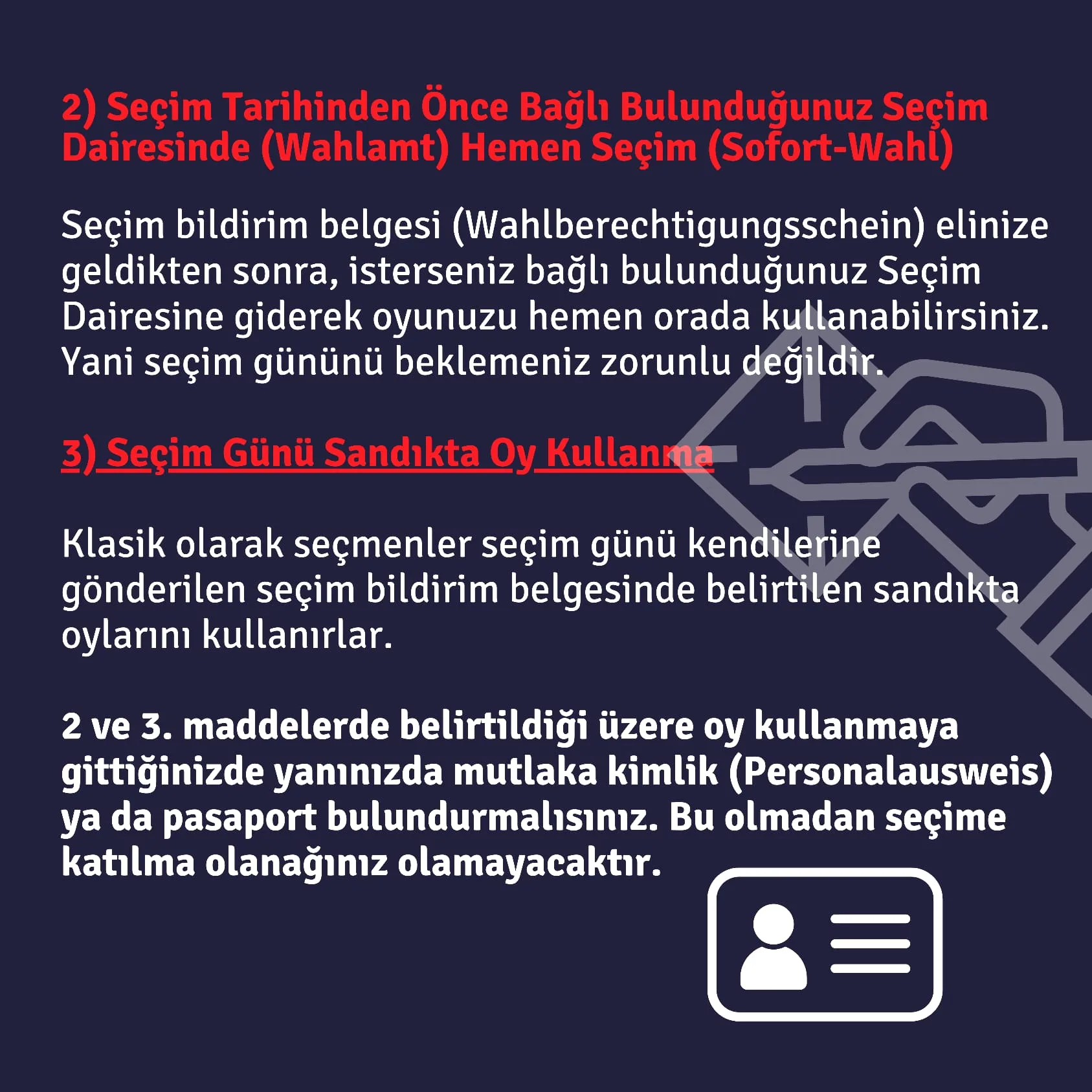 Seçim Günü Yaklaşıyor: Oy Kullanma Şekilleri Açıklandı