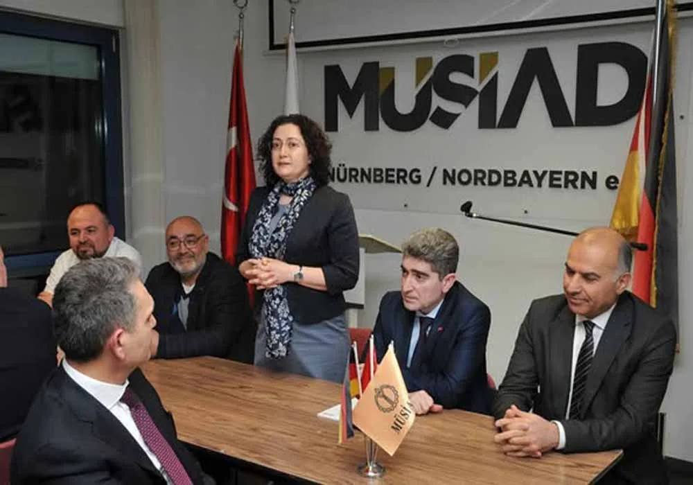 Nürnberg Oyuncak Fuarına gelen işadamları MUSİAD’ın misafiri oldular