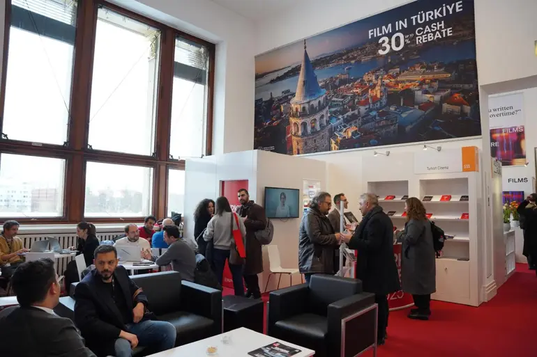 Berlinale’de Türkiye standına yoğun ilgi