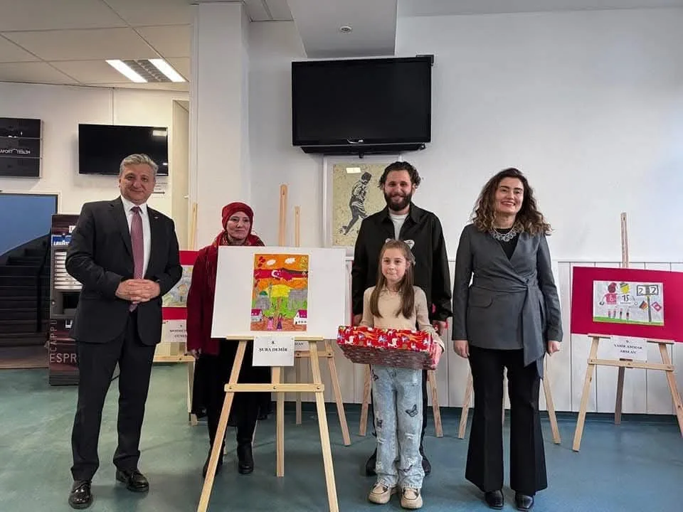 Türk-Alman İş Birliği ve Dostluğu Resim Yarışması Ödülleri Sahiplerini Buldu