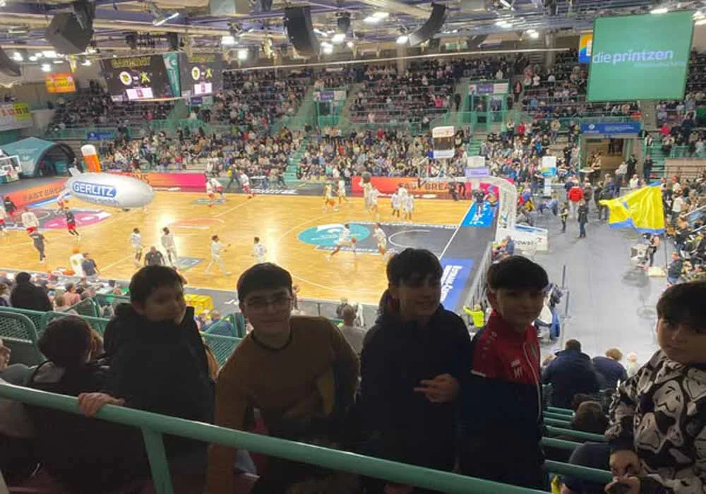 Bayreuth’lu öğrenciler basketbol maçında