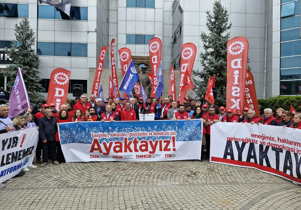 DİSK ve KESK’ten Büyük Demokrasi Mitingi