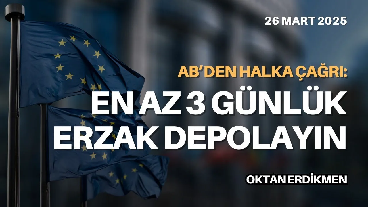 AB’den halka erzak depolama çağrısı