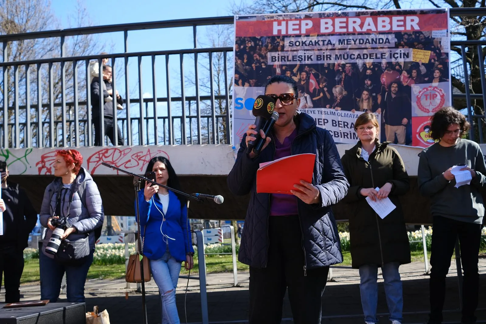 CHP Düsseldorf İmamoğlu'na Özgürlük Mitingi